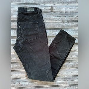 Levi’s High Rise Demi Curve - Velvet Pant, Black (Size 29)